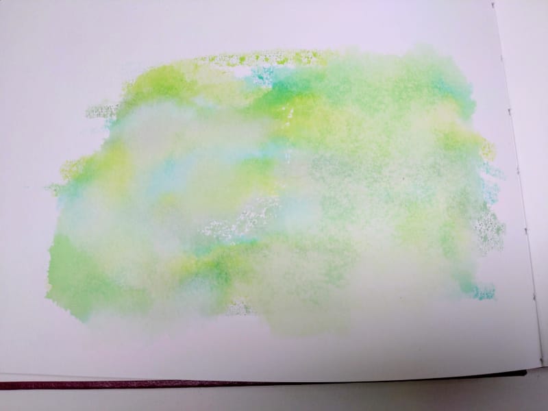 barb@home: Blumen, Vintage-Papier & Gel Press