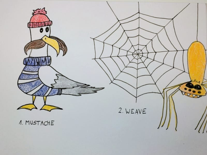 Inktober 2025: Tag 1 - 8