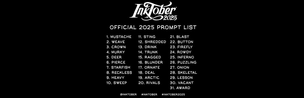Inktober 2025: Tag 9 - 16